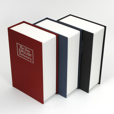 

Cute Mini Safe Storage Box Book Design Cash Money Case Dictionary Simulation