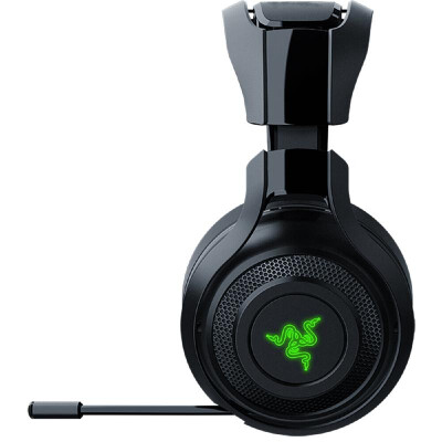 

Razer ManOWar Wireless 71 Surround Sound Gaming Headset 24 GHz Wireless Technology Quick Action Controls Unidirectional Retract