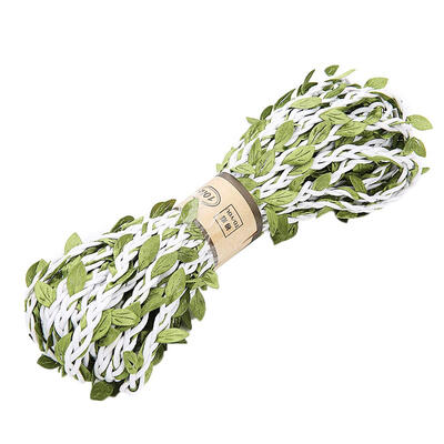 

Artificial Leaves Twine Wax Braided Rope DIY Home Party Decoration Props