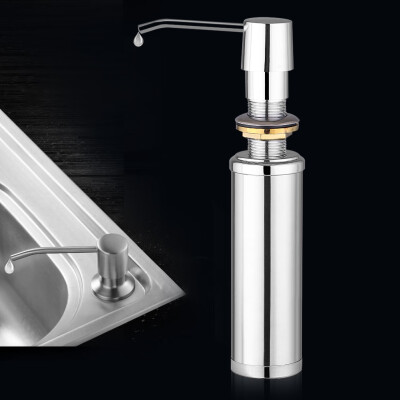 

250ML Stainless Steel Liquid Soap Dispenser Bottle Kitchen Bathroom Shower Lotion Shampoo PumpBathroom Soap Dispenser