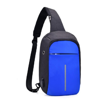 

USB Charging Bag Sling Bag Pack Shoulder Chest Cross Body Backpack Daypack Bike Cycling Travel Hiking Sports Bag