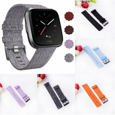 

Hot Unisex Woven Fabric Canvas Nylon Replacement Watch Strap Wrist Bands