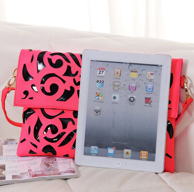 

Fluorescence Color Hollow out Envelope Bags Womens Candy Color One Shoulder Handbags Fashion Day Clutch Bags H11130