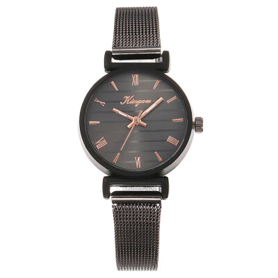 

RM Women Alloy Mesh Belt Casual Watch Geneva Simple Mesh Belt Watch