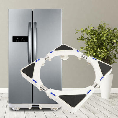

Greensen Sturdy 4 Feet Adjustable Washing Machine Base Stand Refrigerator Bracket Holder