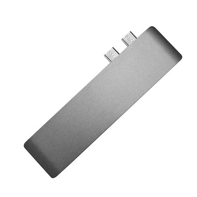 

Dual Type-C USB30 HUB Combo TF SD Card Card Reader PD Charging 6in1 Converter Adapter
