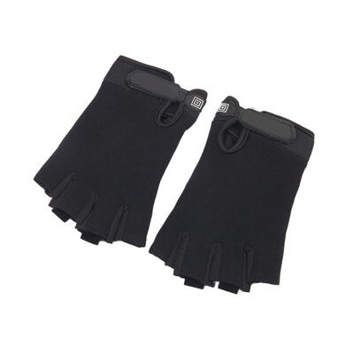 

Men Solid Color Anti Slip Driving Tactics Fitness Sport Half Finger Gloves