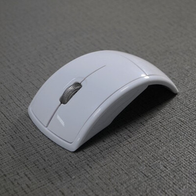 

Folding Wireless radio arc mouse 24Ghz 1600DPI Foldable Optical Mice mini mouse for Laptop PC Computer good Small gifts