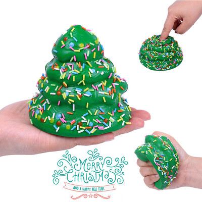 

YIWULAStress Reliever Christmas Tree Scented Super Slow Rising Kids Toy Squeeze Toy