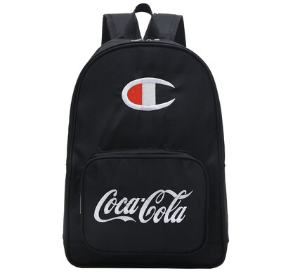 

Champion x Cocacola original outdoor student schoolbag book bag sport travel training casual canvas lightweight backpack teenager