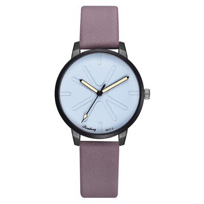 

PU with fashion quartz watch casual temperament student ladies watch
