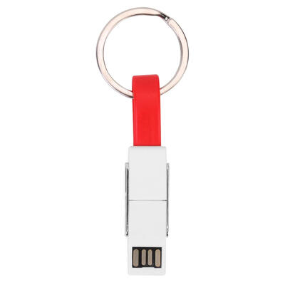 

4 in 1 USB Cable Keychain Micro Type C 8 Pin Charge Line for Android iPhone