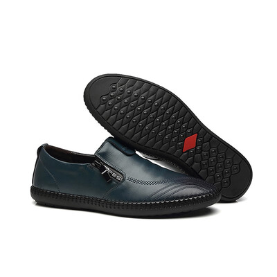 

YONGHENGMEILI Genuine leather mens soft bottom dress shoes 7156
