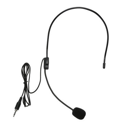 

Mini Portable Lightweight Headset 35mm Thread Jack Condenser Microphone