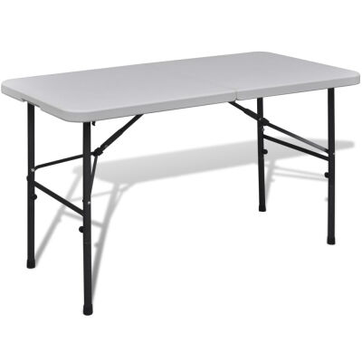 

Foldable Garden Table 48" HDPE White