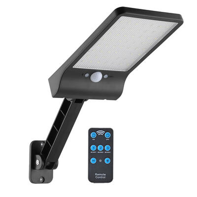 

56LED Solar Motion Sensor Wall Light Outdoor Street Lamp wRemote Control