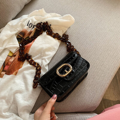 

Tailored Woman Fashion Acrylic Chain Pouch High-End Versatile Shoulder Crossbody Bag