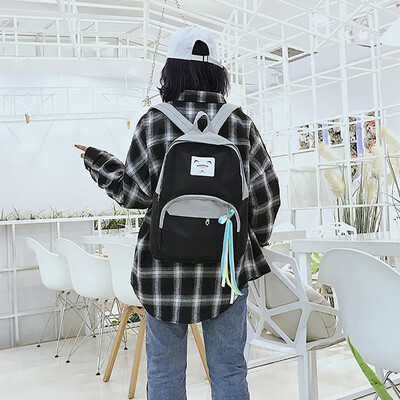 

New Fashion Womens Portable Backpack Casual Wild Cute Cat Pattern Backpack