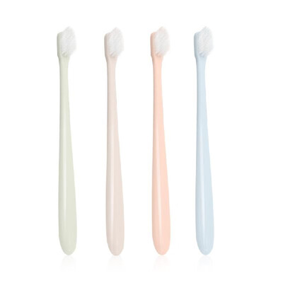 

4pcs Adult Toothbrush Soft Bristle Toothbrush Tip Portable Oral Care Teeth Cleaning Whitening Brush