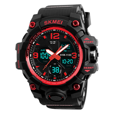 

SKMEI Men Sport Digital Watch with Chronograph Double Time Alarm Light