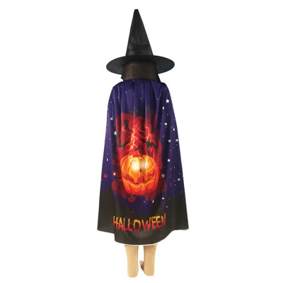 

New Hot Witch Wizard Cope Cloak Halloween Costume Kids Masquerade Dress Up Cloak Cos Props