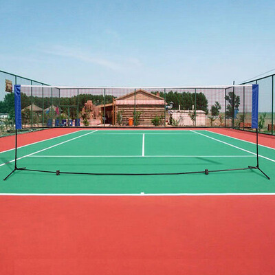 

Ktaxon 10x5 Portable Training Volleyball Badminton Tennis net Outdoor Beach Exercise