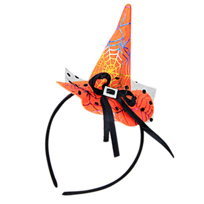 

〖Follure〗Halloween Unique Design Spider Pumpkin Bats Ghosts Cap Hoop Short Plush Hairband