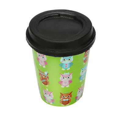 

Siaonvr Adorable Cartoon Owl Cups Charm Slow Rising Squeeze Pressure Stress Reliever Toy