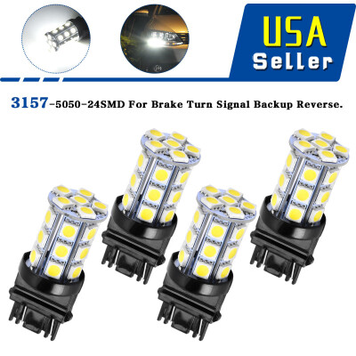 

2x White 3157 5050 24SMD Backup Reverse LED Light Bulbs3156 3057 3456 3757 4114