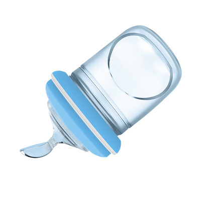 

Gb good childrens tableware silicone soft spoon baby food supplement spoon milk feeding spoon powder blue