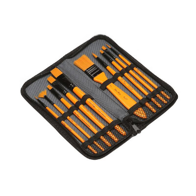

10pcs Paint Brushes Set Kit Artist Paintbrush Multiple Mediums Brushes with Carry Bag Nylon Hair for Artist Acrylic Aquarelle Wate