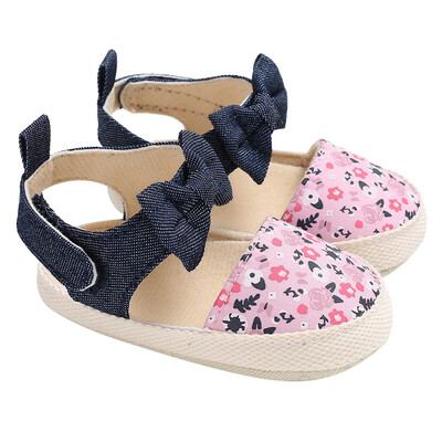 

Baby Infant Kids Girl Bowknot Soft Sole Crib Toddler Newborn Shoes