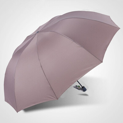 

130CM Big Top Quality Umbrella Men Rain Woman Windproof Large Umbrellas Male Women Sun 3 Folding Big Umbrella Outdoor Parapluie