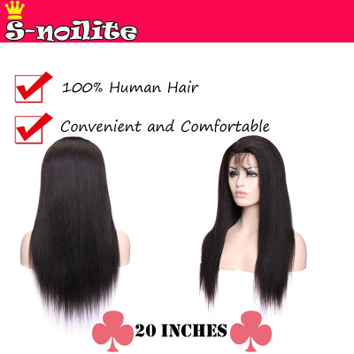 

10-22 Inches Lace Front Human Hair Wigs Extensions Straight Virgin Human Hair Wigs With Hair Wigs For Women With Baby Hair