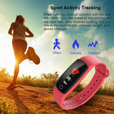 

C19 IP67 Waterproof Heart Rate Blood Pressure Fitness Tracker Smart Watch