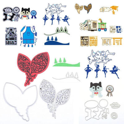 

DIY Metal Cutting Dies Stencil Scrapbook Cards Album Paper Embossing Craft Decor