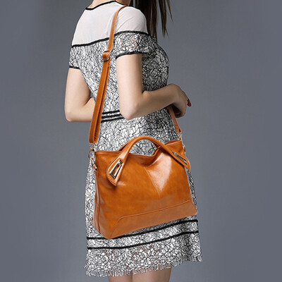 

Tailored Fashion Women Leather Handbag Crossbody Bag Shoulder Bag Satchel Tote Bag Red