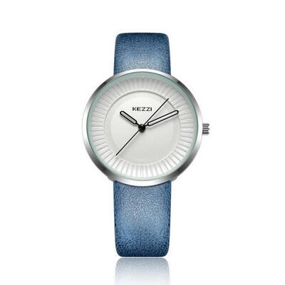 

KEZZI Simple Leather Men Quartz Watches Mens Clock Wristwatch