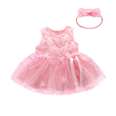 

Children Baby Girls Tutu Princess Bowknot Sleeveless Flower Clothes Dresss
