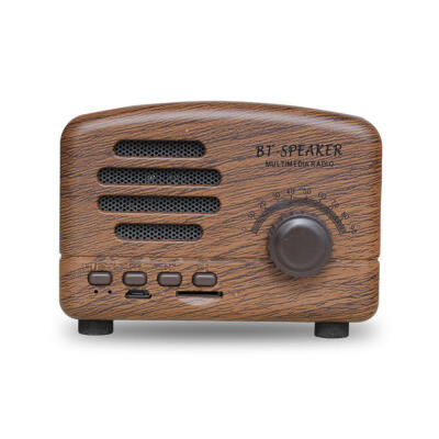 

Retro Wireless Bluetooth Speaker Vintage Style Portable Bluetooth Speaker For Indoor Outdoor Use