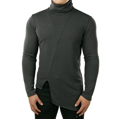 

Men Thermal High Collar Turtleneck Pullover Long Sleeve Sweater Stretch Shirt