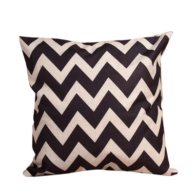 

Home Decorative Linen Cotton Blended Cushion Cover Crown Throw Pillow Case