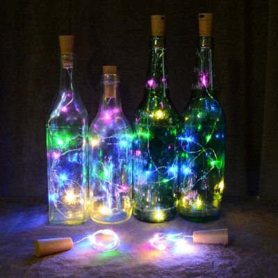 

Wine Bottle Cork Lights Copper Wire String Lights for Wedding Festival Party Decor