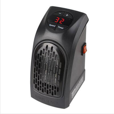 

Portable Wall-Outlet Fan Heater Handy Warm Air Blower Electric Radiator
