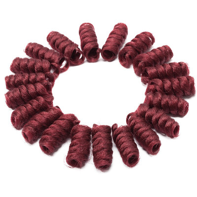 

10 inch Bounce Afro Curly Spring Twist Braid Ombre Dip Dye Synthetic Hair Extensions