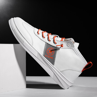 

Mens shoes summer 2019 new small white shoes mens casual shoes Korean version of the trend of thin plate shoes mesh red breathab
