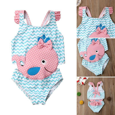 

Baby Girls Goldfish One Piece Swimwear Swimsuit Beachwear Bathing Suit