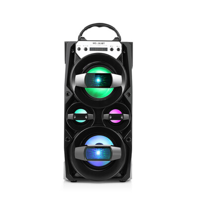 

MS - 263BT Bluetooth Speaker Portable Wireless Player with LED Light