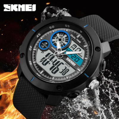 

SKMEI 50M WATERPROOF DIGITAL SPORTS MILITARY WATCH Army Mens Water Resistant