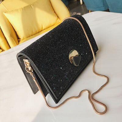 

Net red foreign gas bag girl chain sequin bag new 2019 Korean version of high-grade feeling shoulder slung womens bag tide